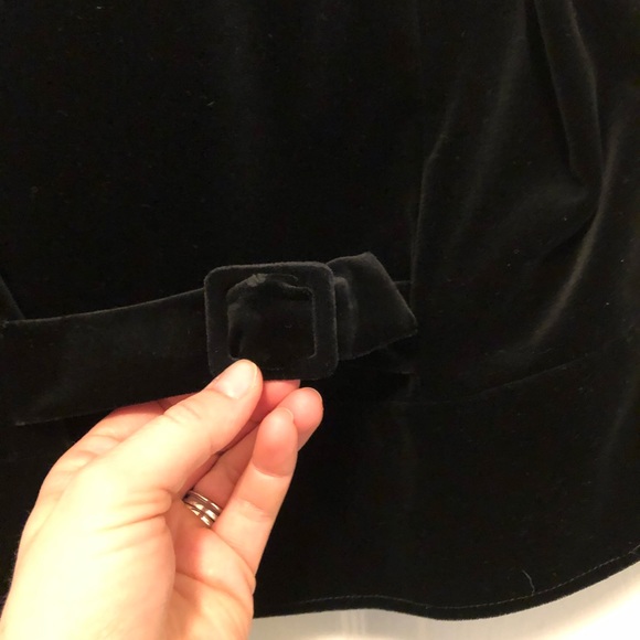 Talbots Black Velvet vest and pant set - Picture 5 of 8